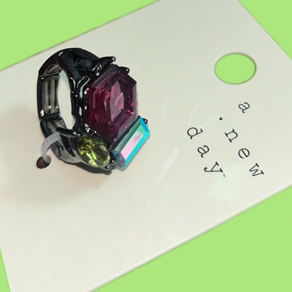 A New Day Multicolor Gemstone Ring 💍 *NWT* - Picture 1 of 3